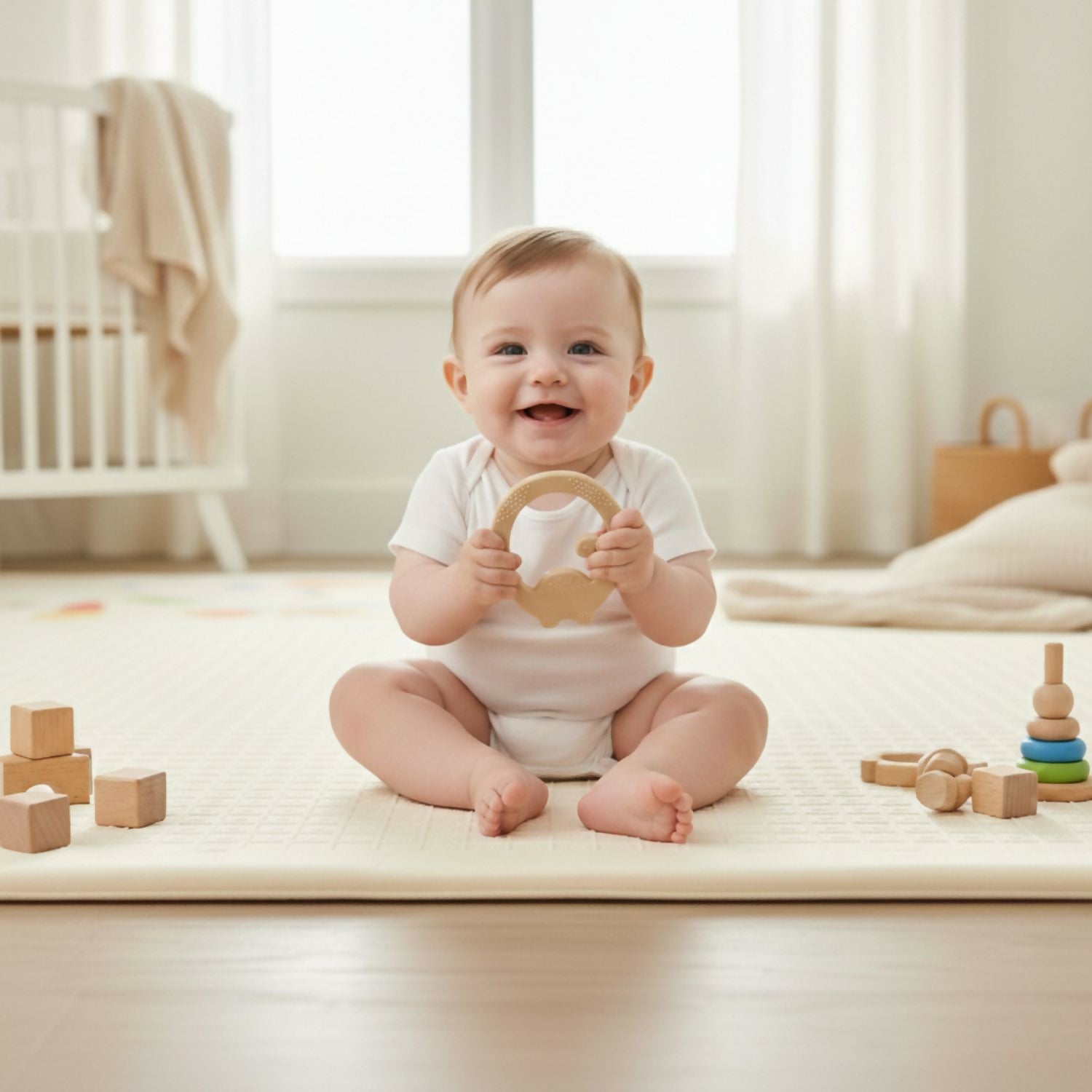 Ring Baby dinosaur shaped Baby teether