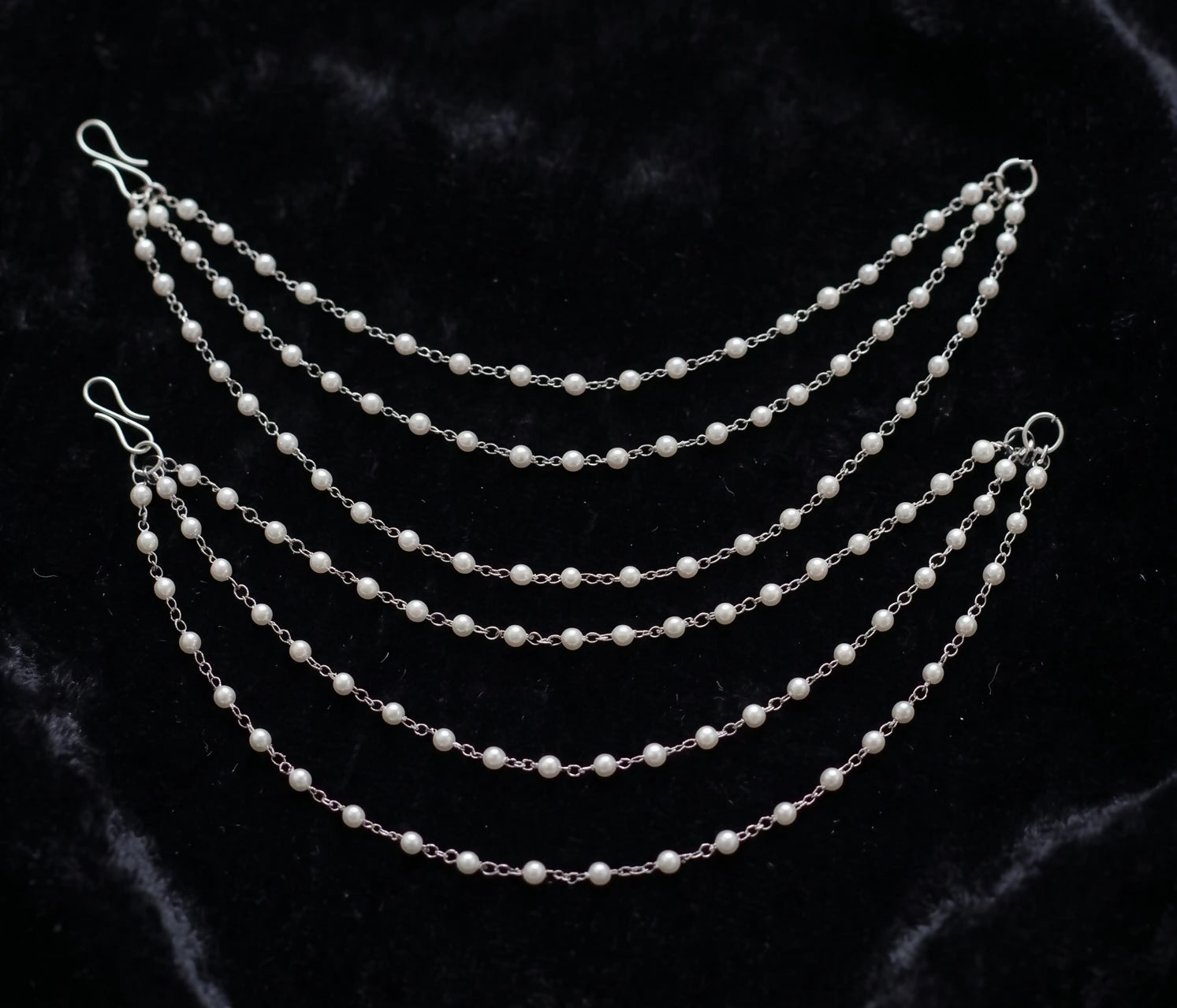 pearl-ear-chain-earrings-for-women-silver-plated-multi-layer-original-imahmupxj6szeevj