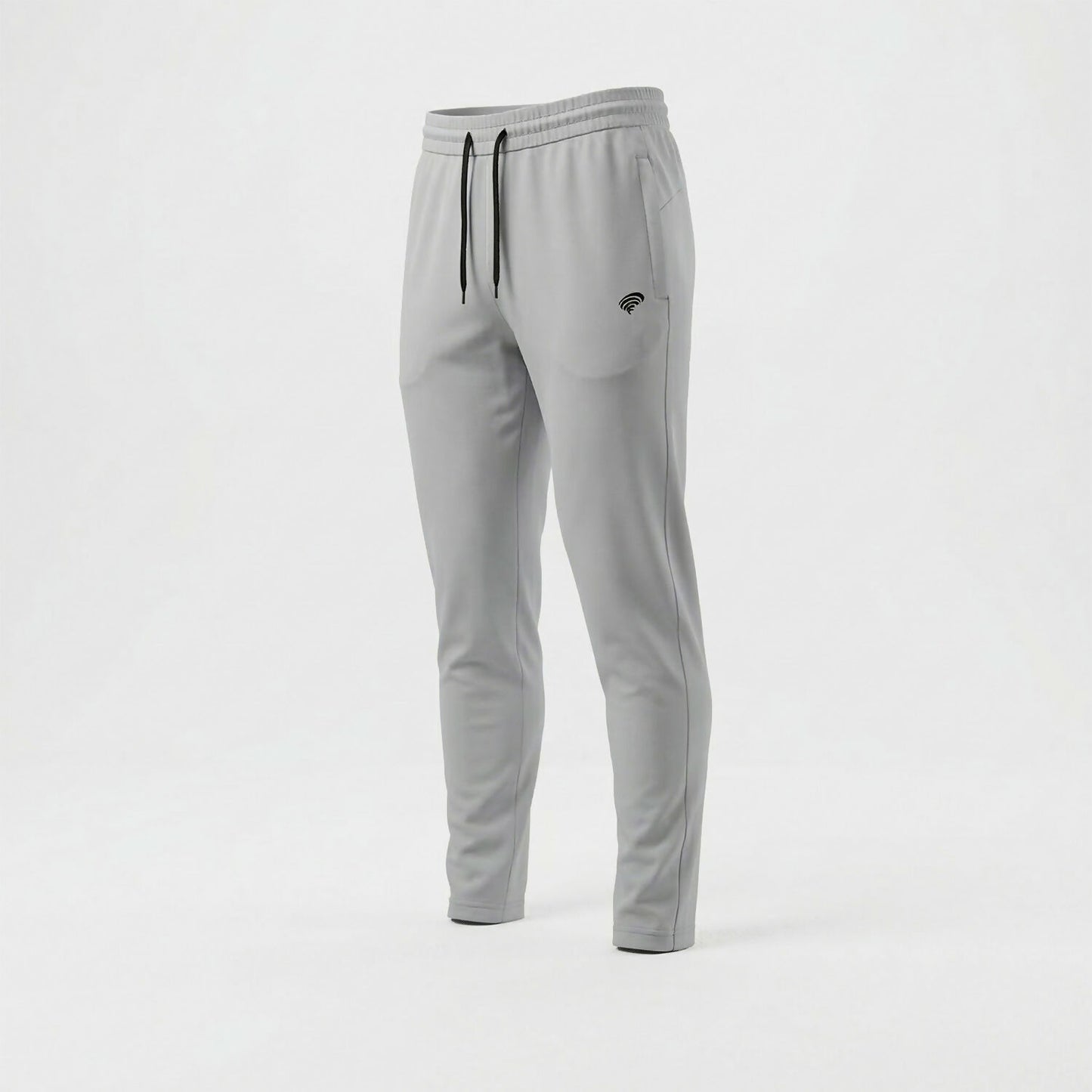 Men’s premium sports track pants material close-up