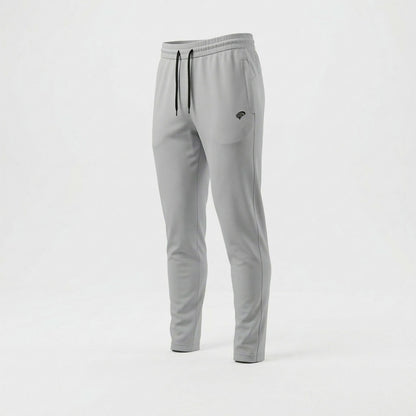 Men’s premium sports track pants material close-up