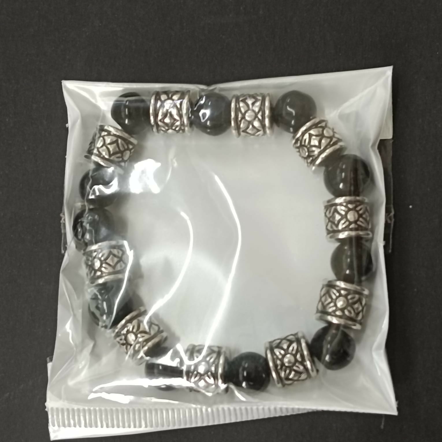 Oxidised Beads Bracelet