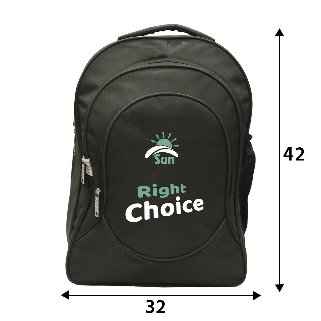 Right Choice Premium Backpack, designed for comfort, durability, and modern appeal. Whether you’re heading to school, work, or a weekend trip,
