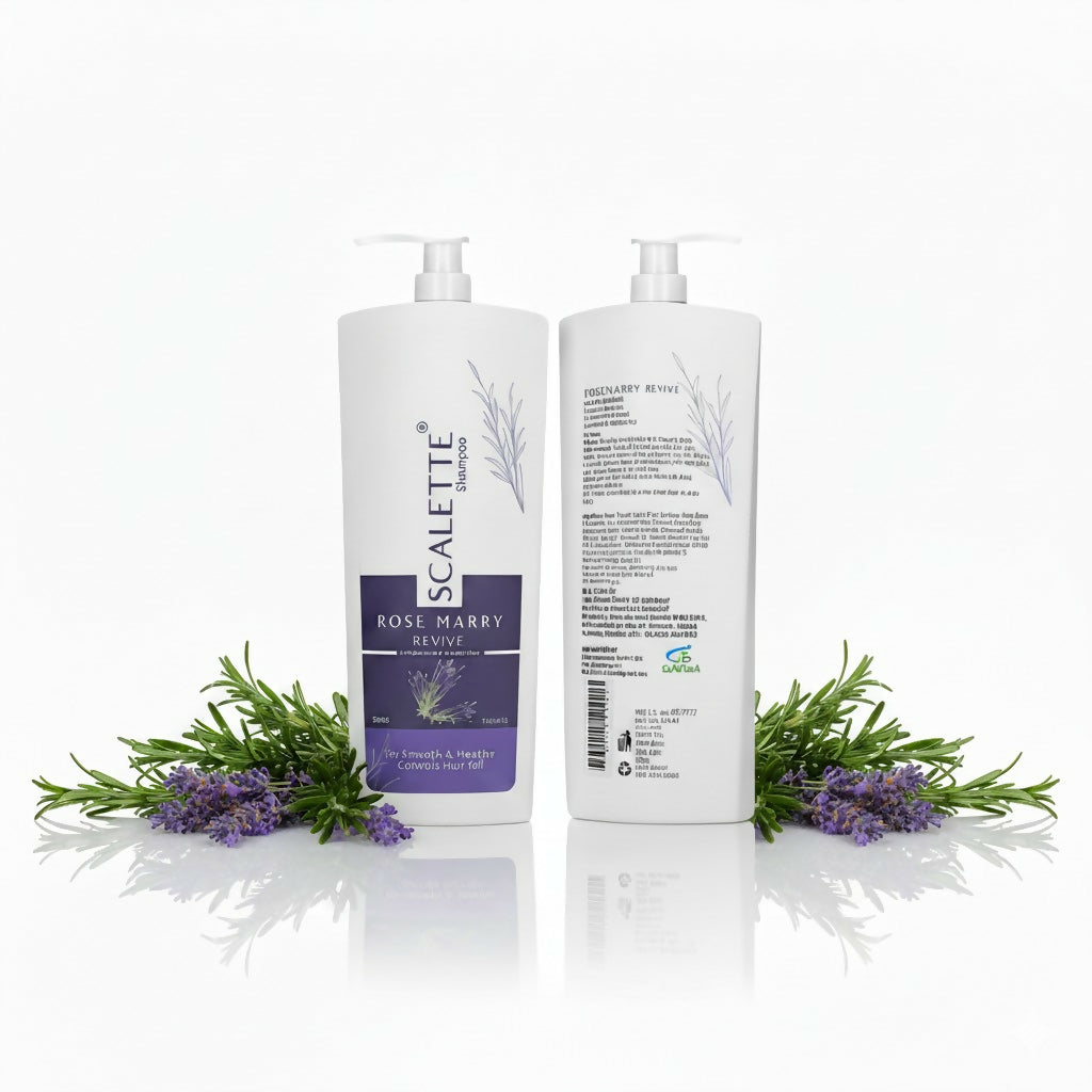 Scalette Rosemary Revive Shampoo for Dandruff Control & Healthy Scalp Care