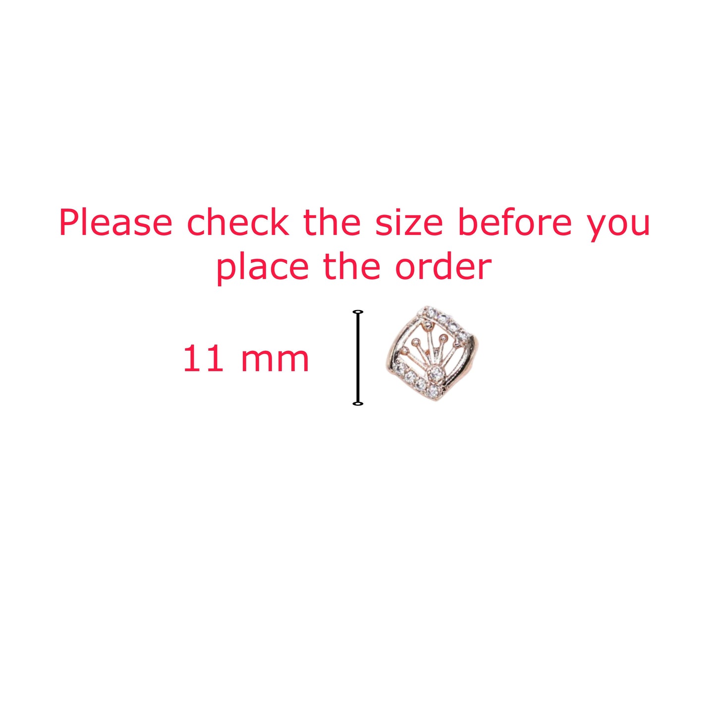 Rose Gold Plated Crown Stud Earrings for Daily Wear for women and girls