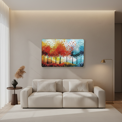 Luxury 3D Tree Wall Art Frame with Gem Design Home Decor