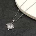Vintage Compass Necklace – Stylish Adventure Pendant for Men