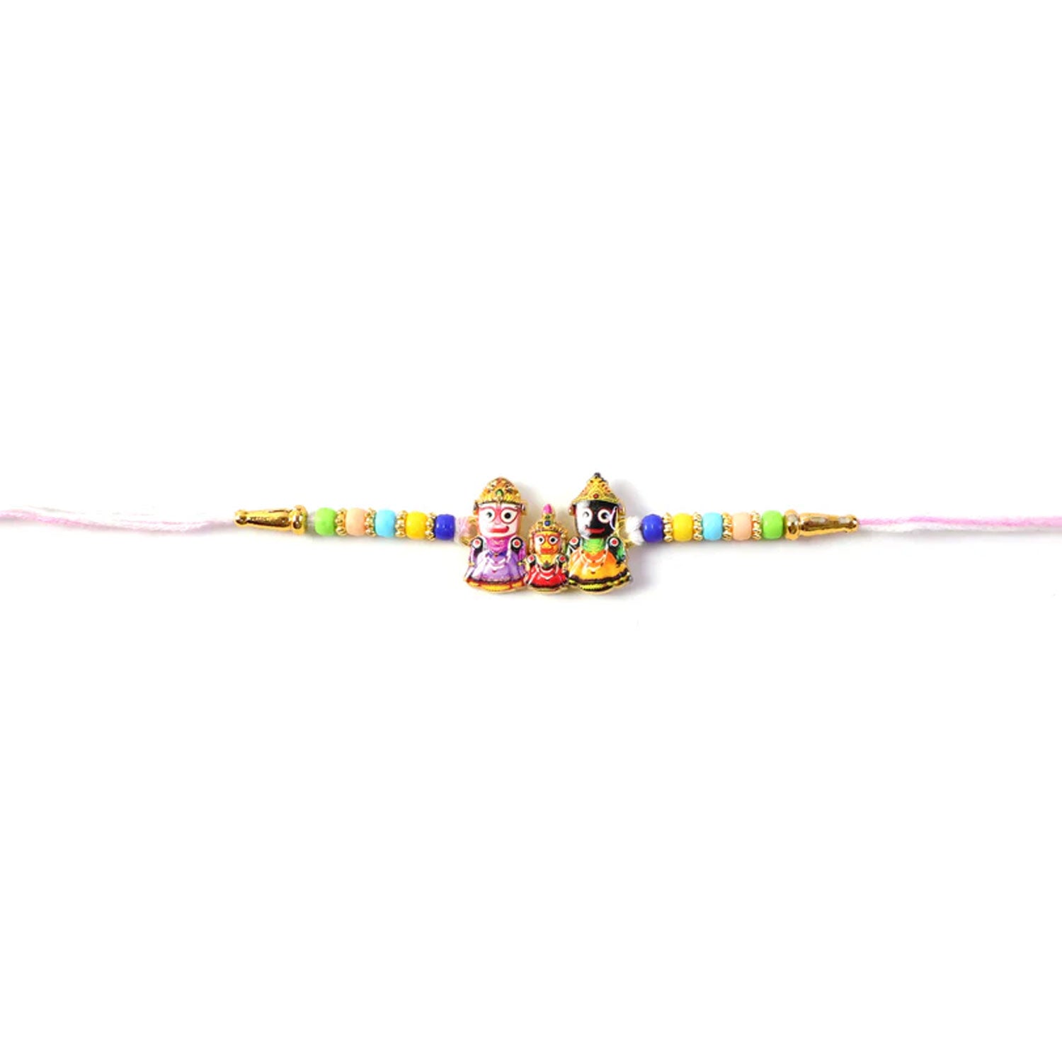 Traditional Jagannath Balabhadra Subhadra Designer Rakhi – 1 Pc