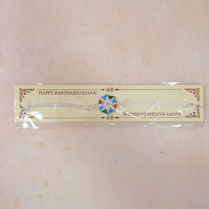 Back view of the Star Shaped Rakhi string and secure knot