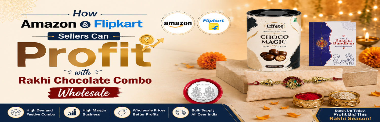 How Amazon & Flipkart Sellers Can Profit with Rakhi Chocolate Combo Wholesale