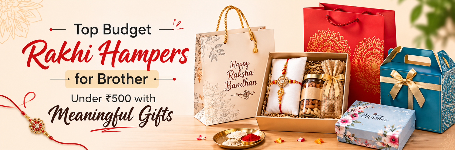 Top Budget Rakhi Hampers for Brother Under ₹500 with Meaningful Gifts