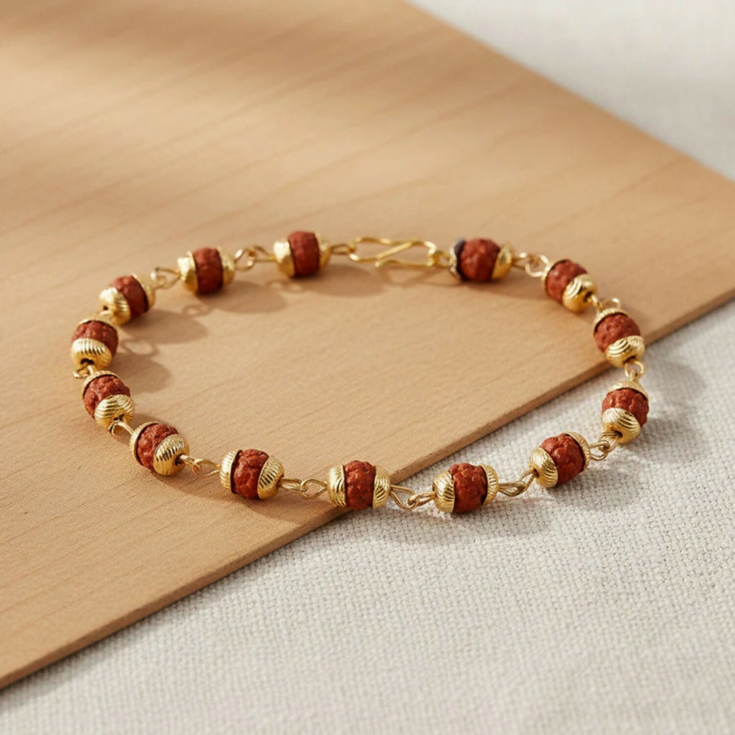 Shiva Pendant with Rudraksha Mala & Bracelet Combo