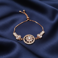 AD Floral Design Bracelet – Sparkling Party Wear Jewelry
