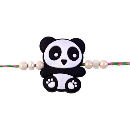 Panda Character Kids Rakhi Pearl Beaded Designer Rakhi (10pcs)