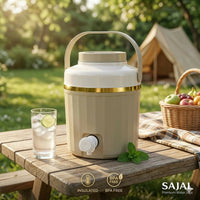 Ocean Insulated Water Jug with Tap 4500ml Pc BPA-Free Hot & Cold Dispenser