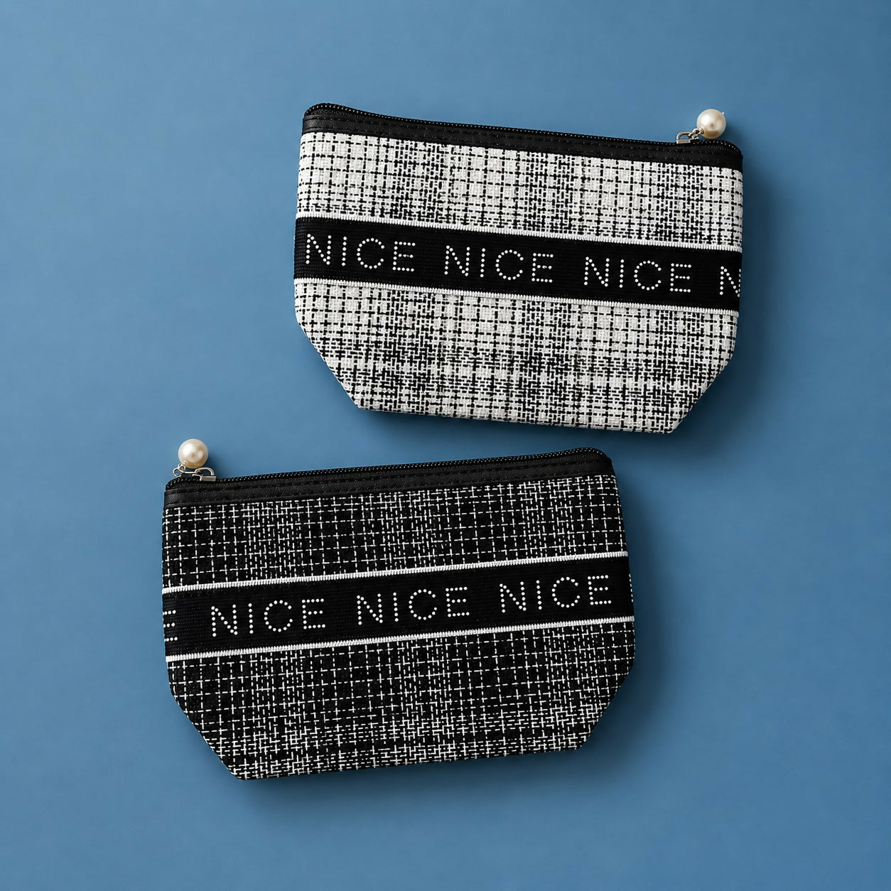 Stylish textured multipurpose storage pouch for travel