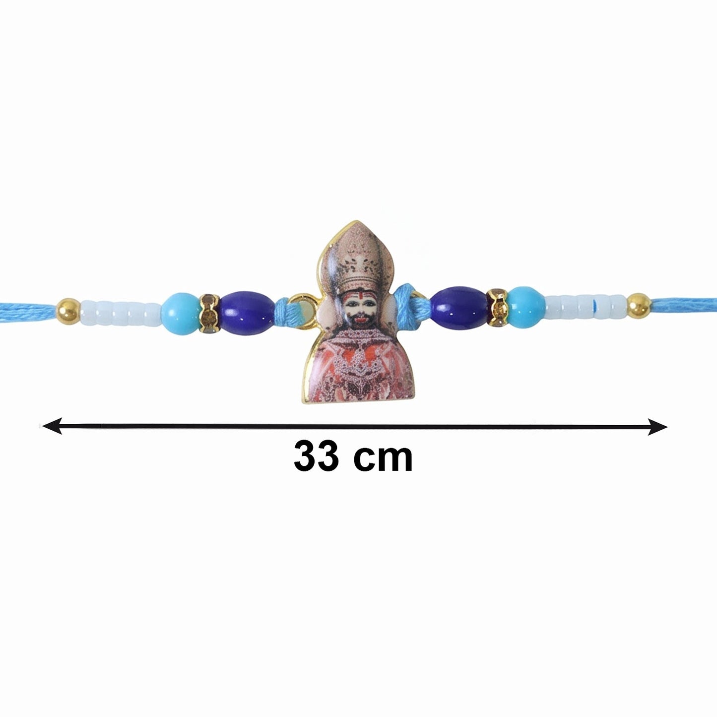 Durable and lightweight design of Khatu Shyam Ji Rakhi