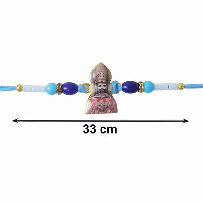 Durable and lightweight design of Khatu Shyam Ji Rakhi