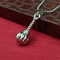 Hanuman Gada Silver Pendant – Spiritual Strength & Protection