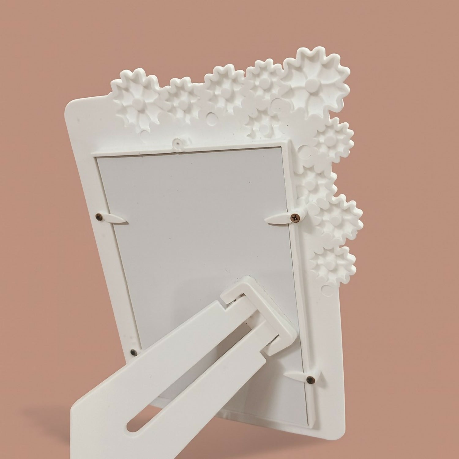 Decorative Flower Photo Frame for Home Décor, Bedroom, Living Room 4x6 Inch