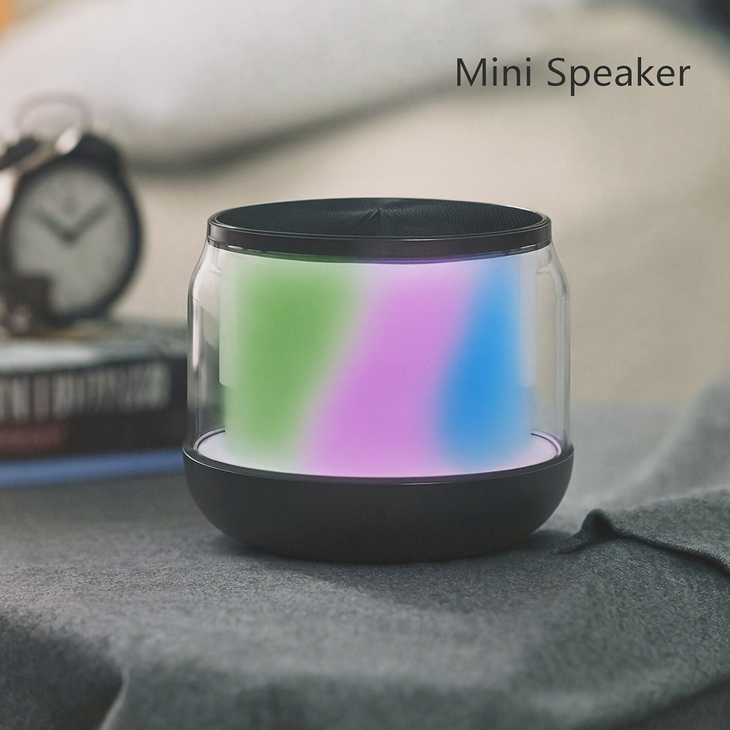 RGB Bluetooth Speaker with 360° Sound, Smart LED Light & Deep Bass Audio