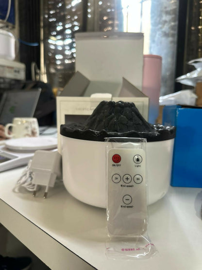 Flame Effect Ultrasonic Humidifier Volcano Aroma Diffuser