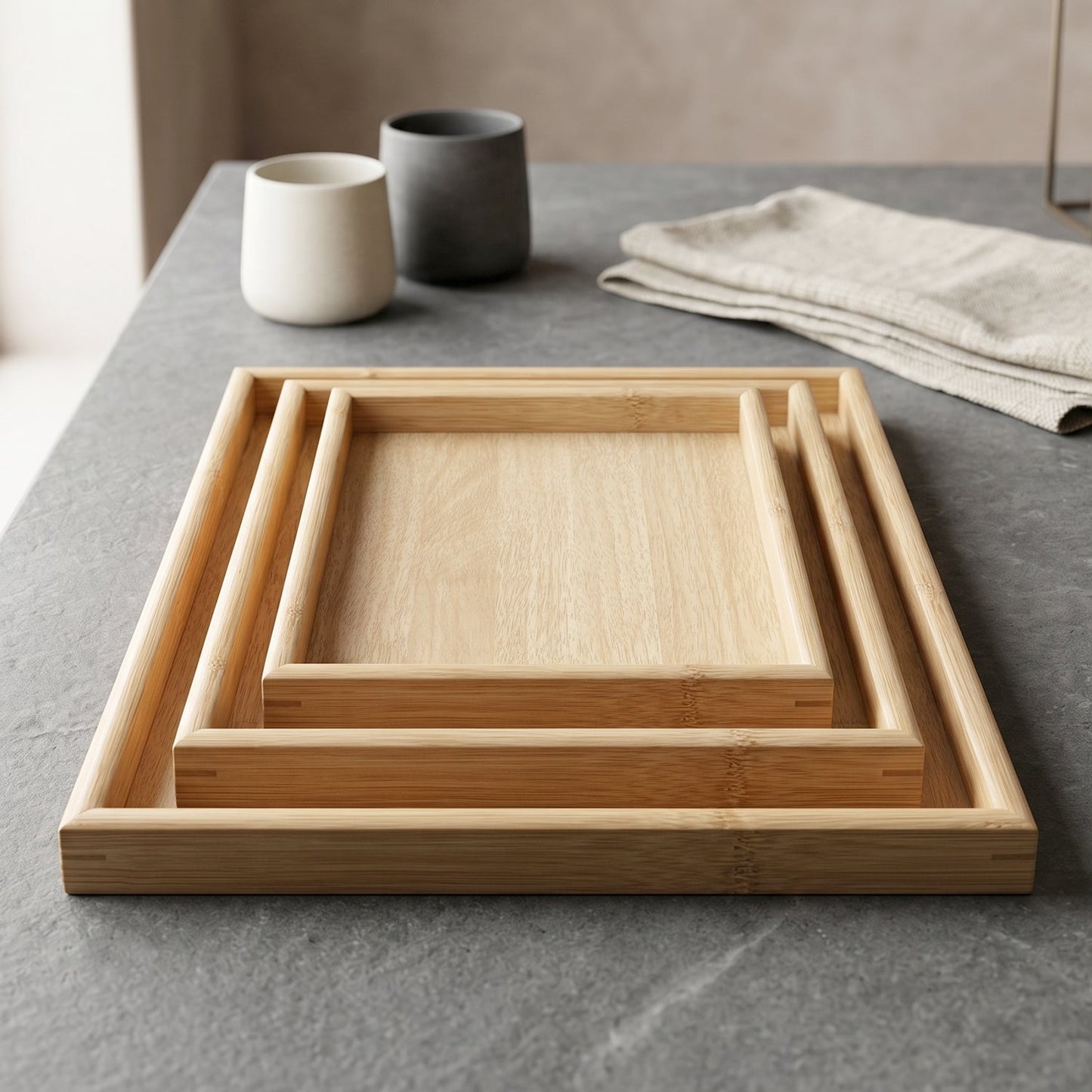 Kitchen snacks serving tray