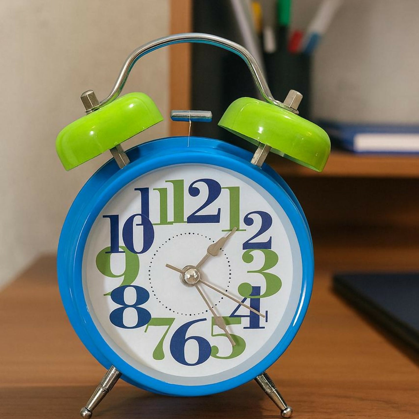 Twin Bell Alarm Clock with Loud Ringing Sound for Home & Office