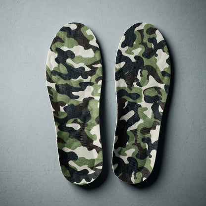 soft cushion shoe inserts camouflage