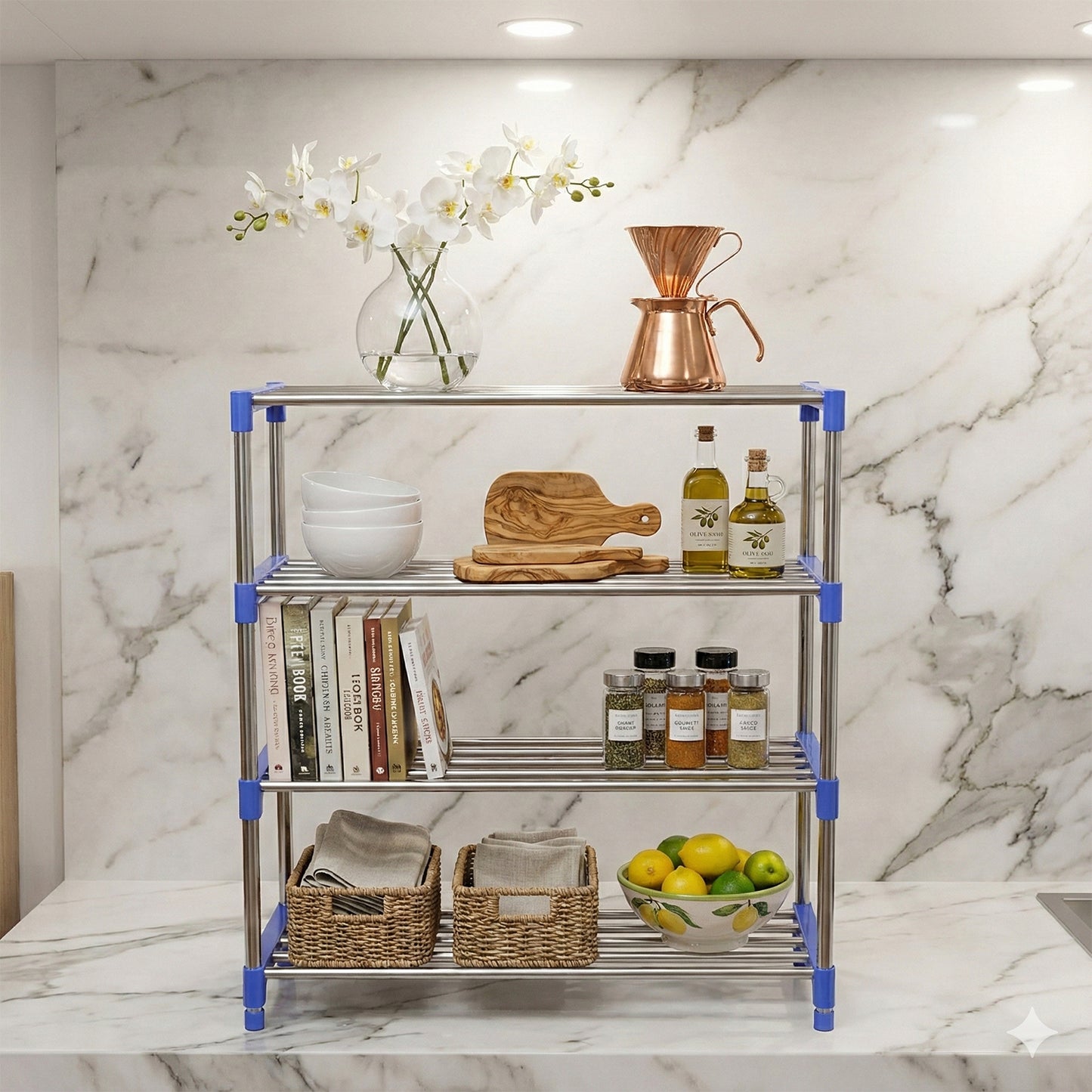 Multipurpose 4-Layer Shoe Rack Organizer Set