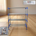 4-Layer Shoe Rack Organizer – Durable Stainless Steel Storage