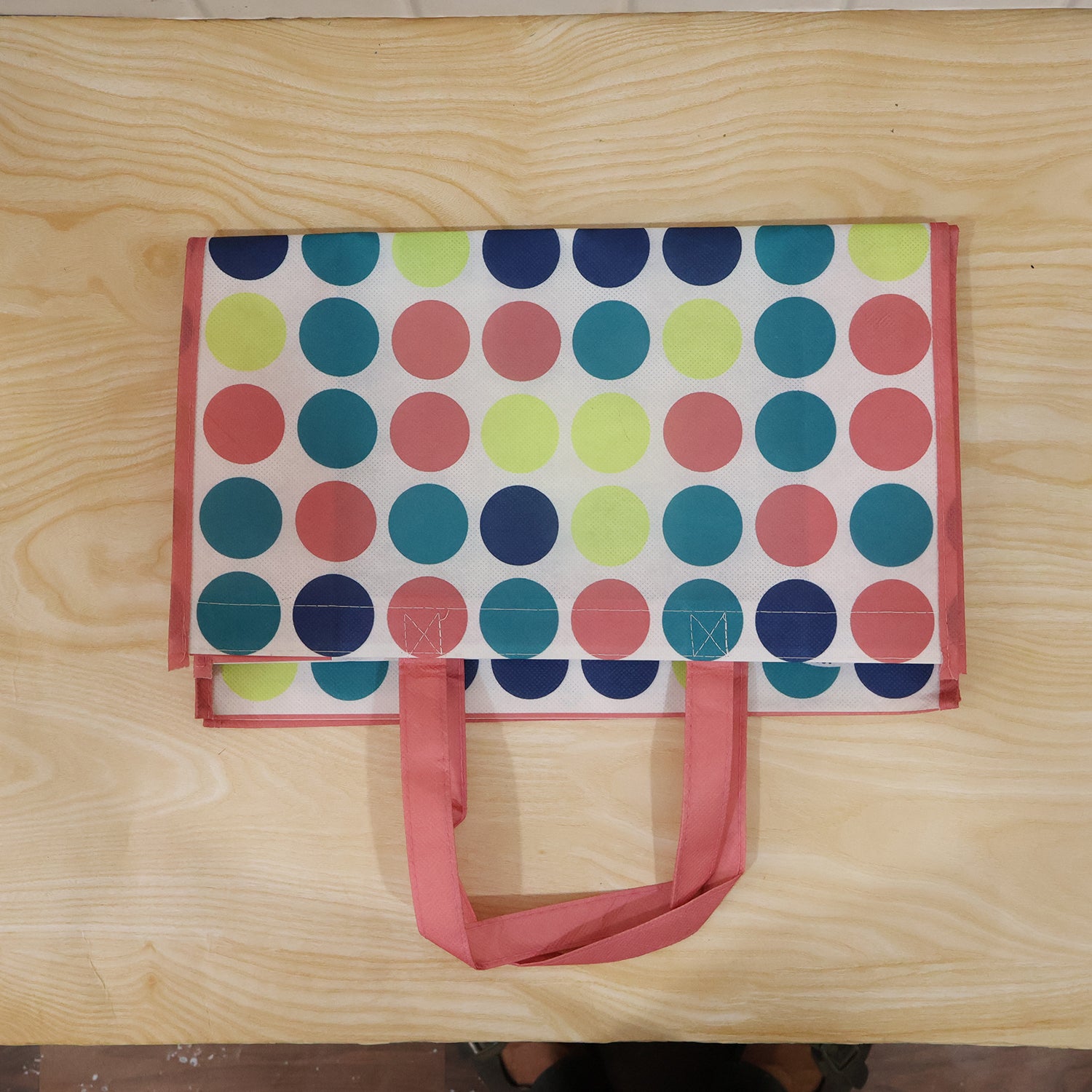 Large Multipurpose Printed Carry Hand Bag - 50x41 cm
