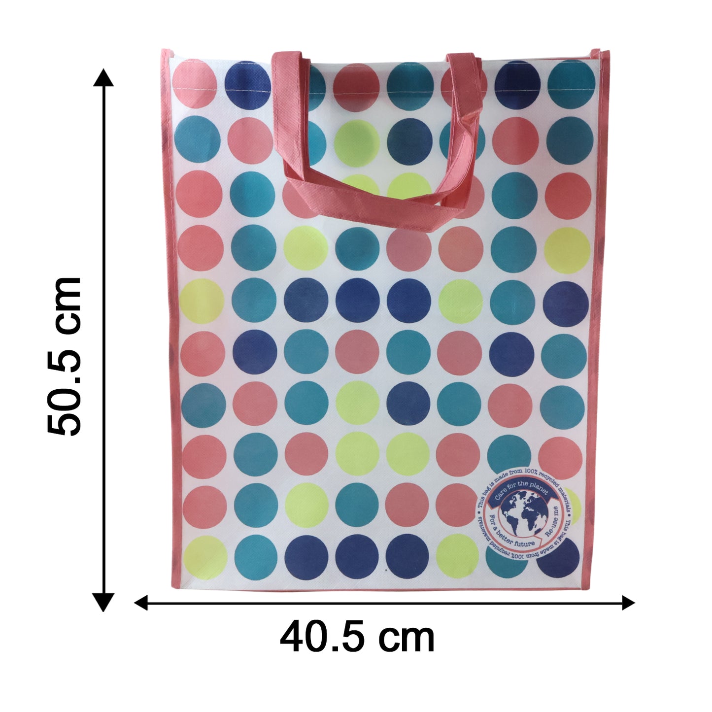 Size chart for printed carry hand bag