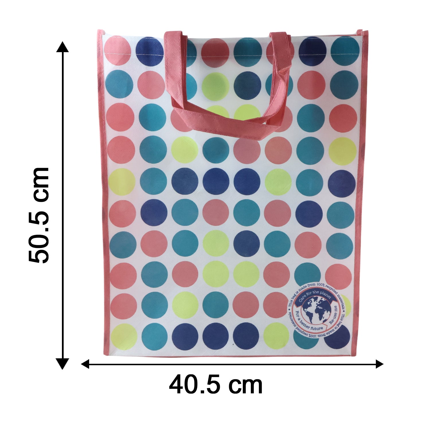 Size chart for printed carry hand bag