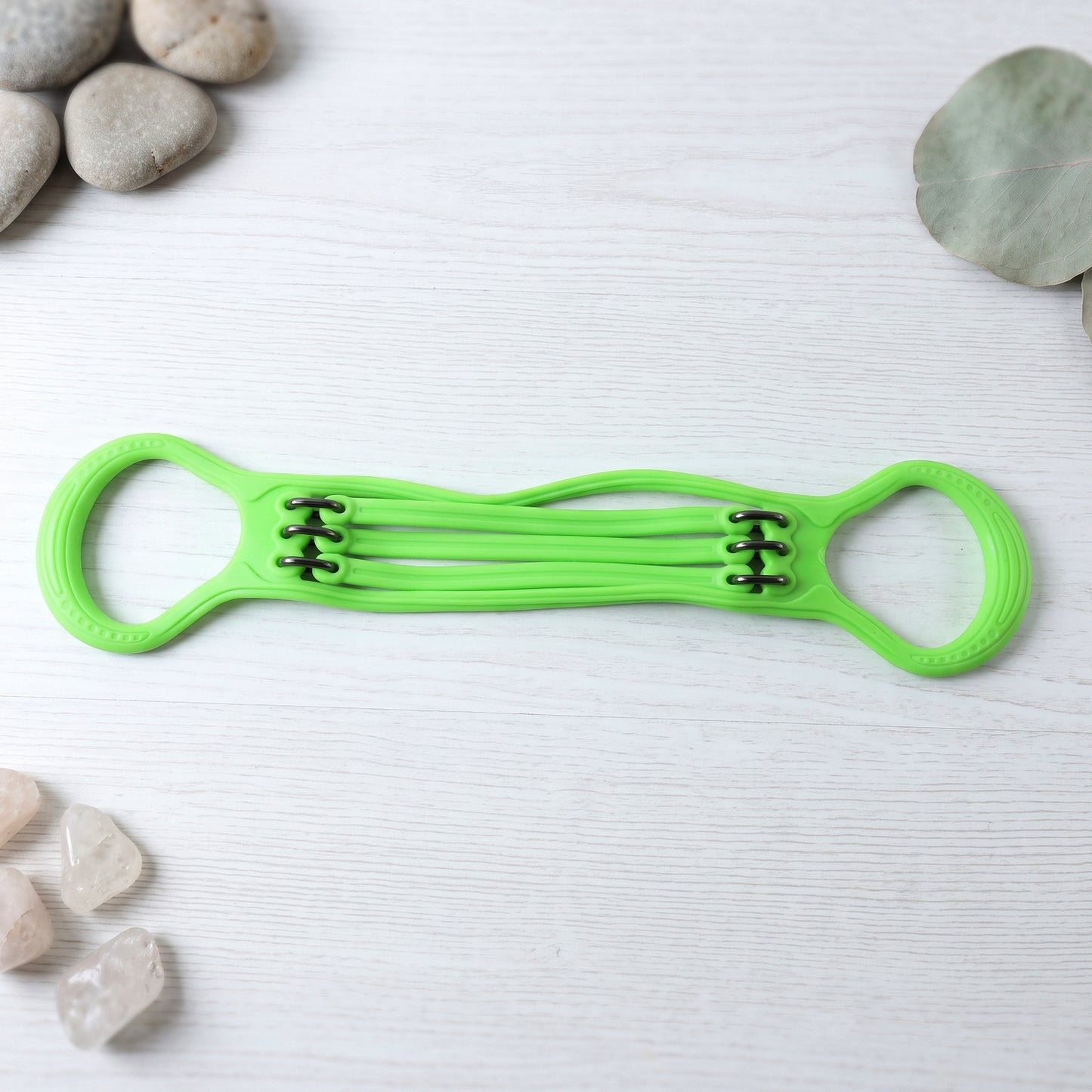 5 Tube Silicone Chest Expander Resistance Band for Home Gym Workout (1 Pc)