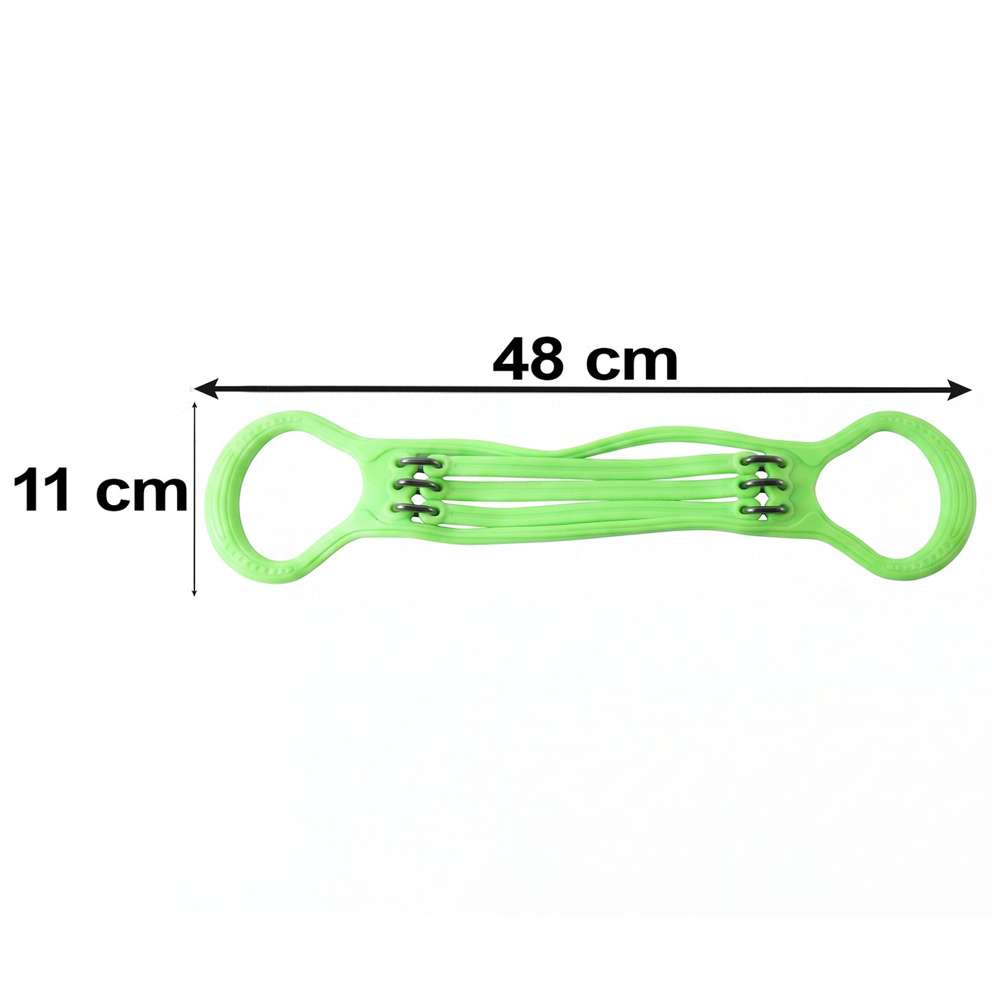 5 Tube Silicone Chest Expander Resistance Band for Home Gym Workout (1 Pc)