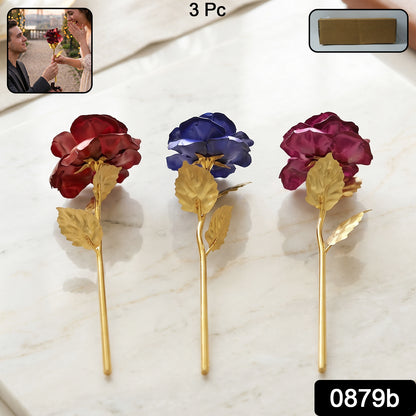 Close-up of B Mix Color Rose decorative pieces