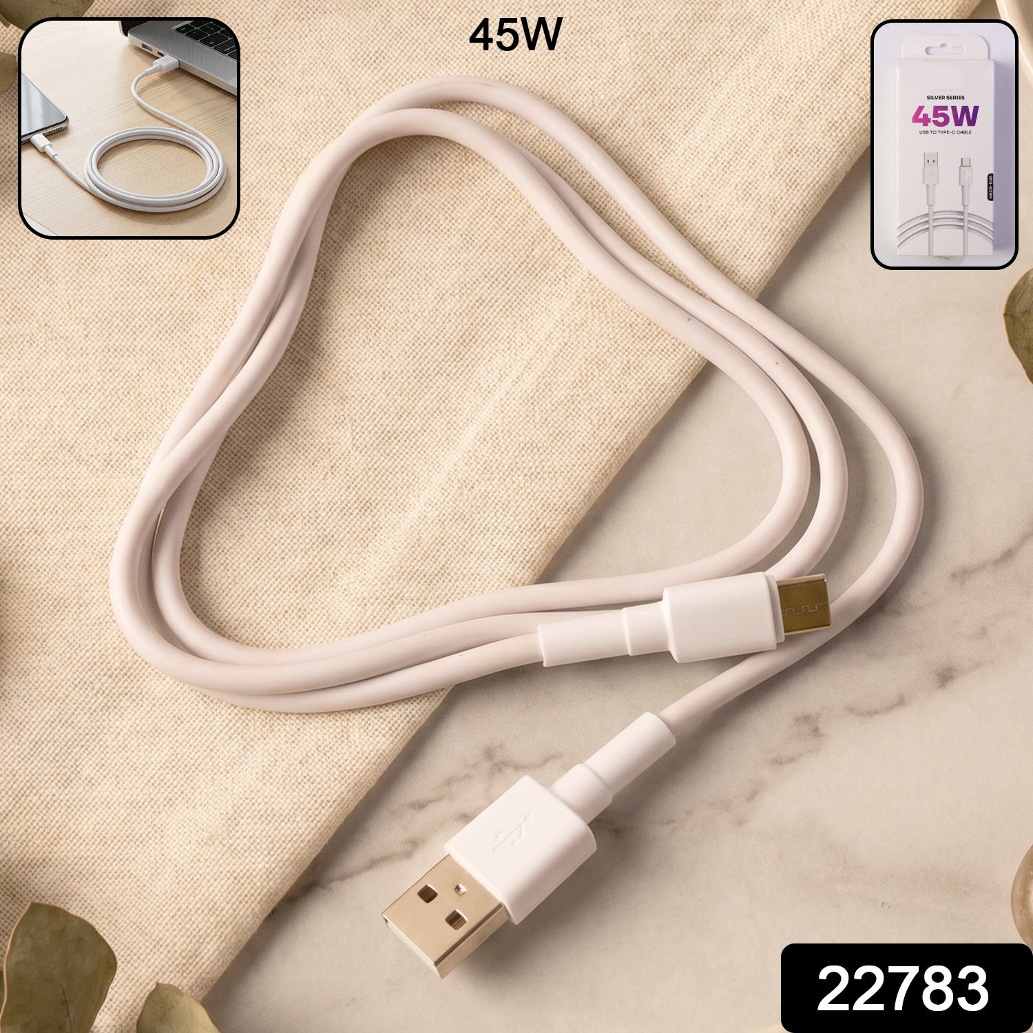 45W High Speed USB to Type C Fast Charging Cable