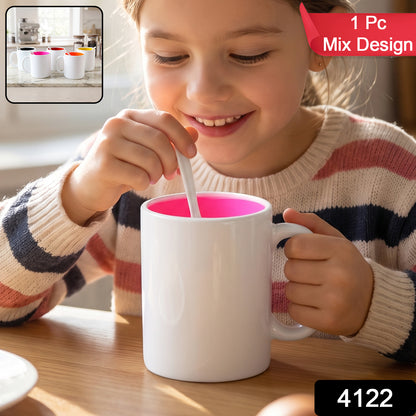 Coffee Mug with Spoon – Designer, Lead-Free Ceramic | Tidy Table