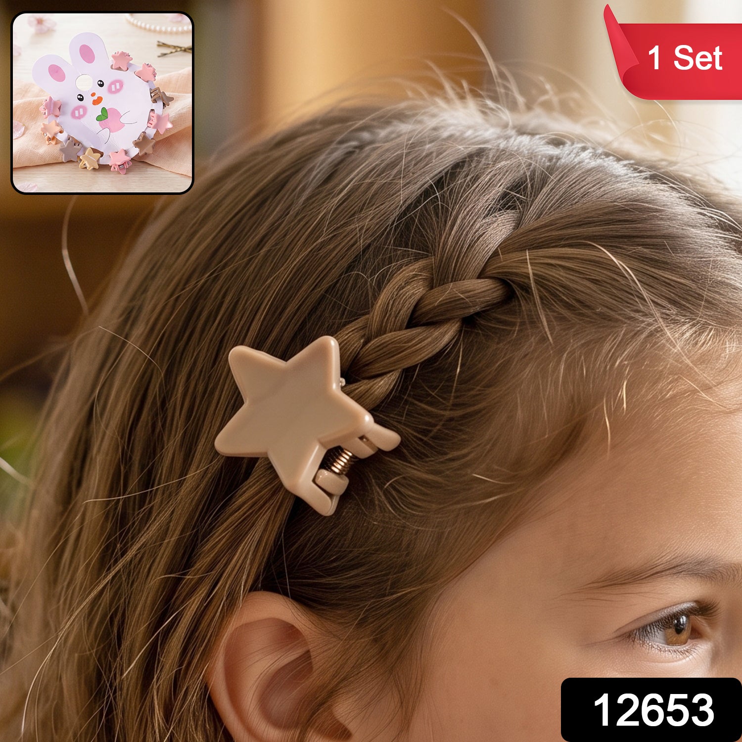 Mini Hair Claw Clips for Kids – Colorful Gentle Hold Set