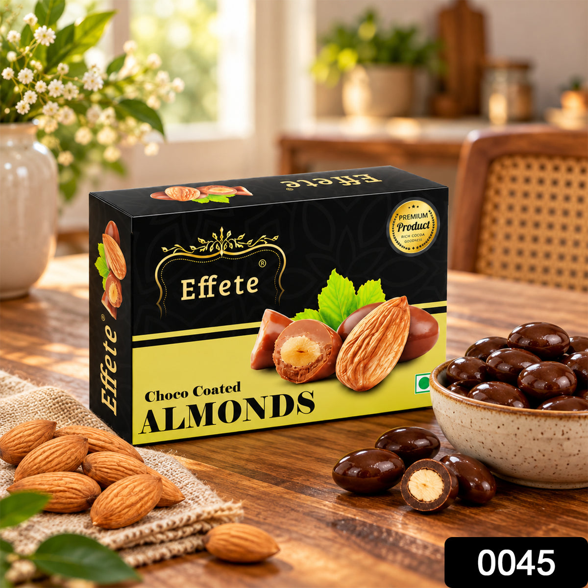 🎁 ₹1 Gift | Effete Choco Coated Almonds – Rich Gourmet Chocolate Treat