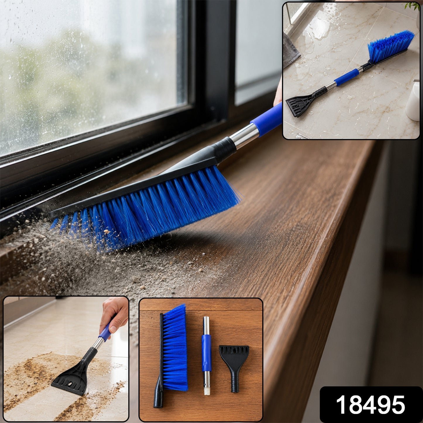 Multipurpose Cleaning Brush, Dual Function for Deep Cleaning