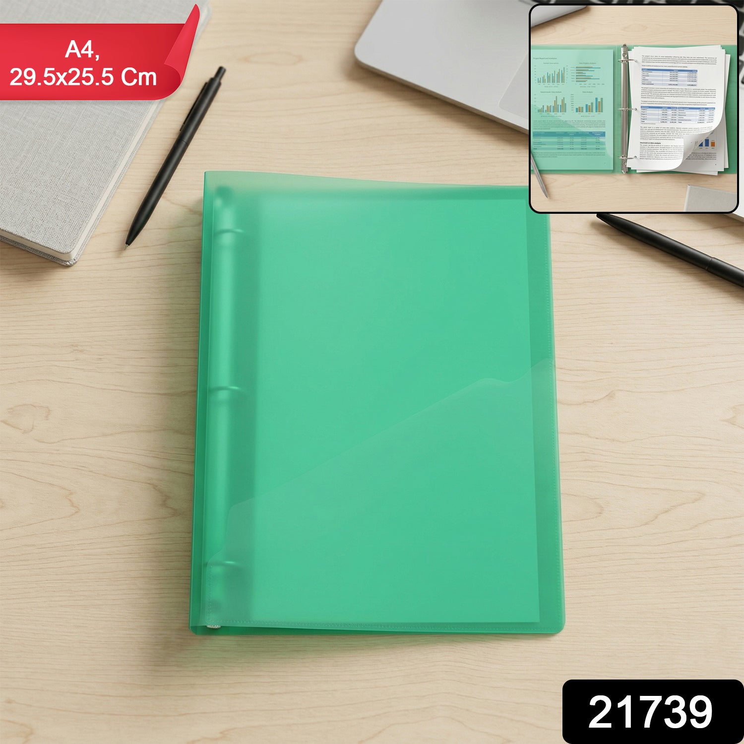 Transparent Ring Binder