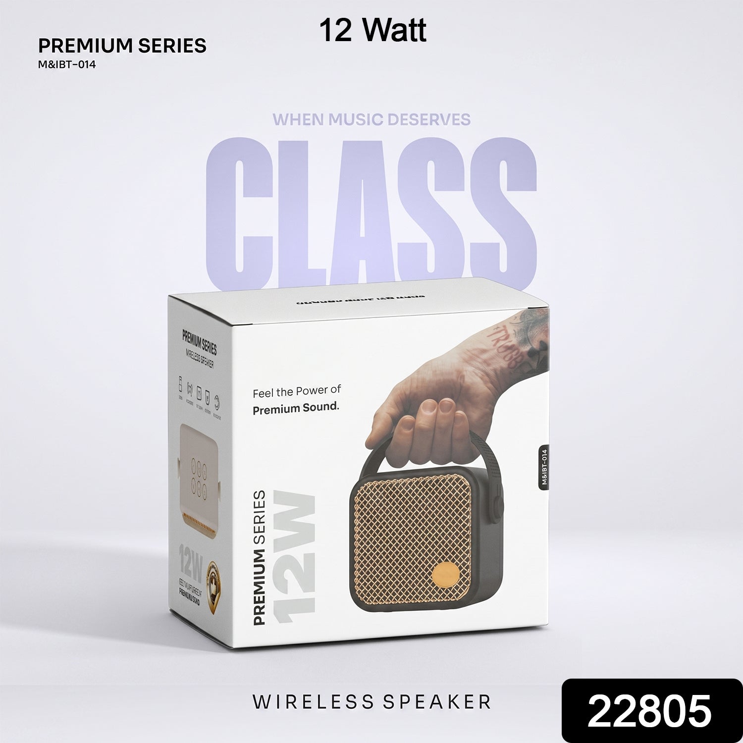 Premium Series 12W Wireless Mini Speaker (1 Pc)
