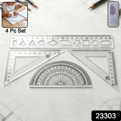 Geometry ruler set pack