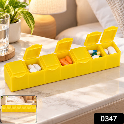 Weekly Pill Organizer – 7 Day Medicine Dispenser with 7 Compartments | Deodap
