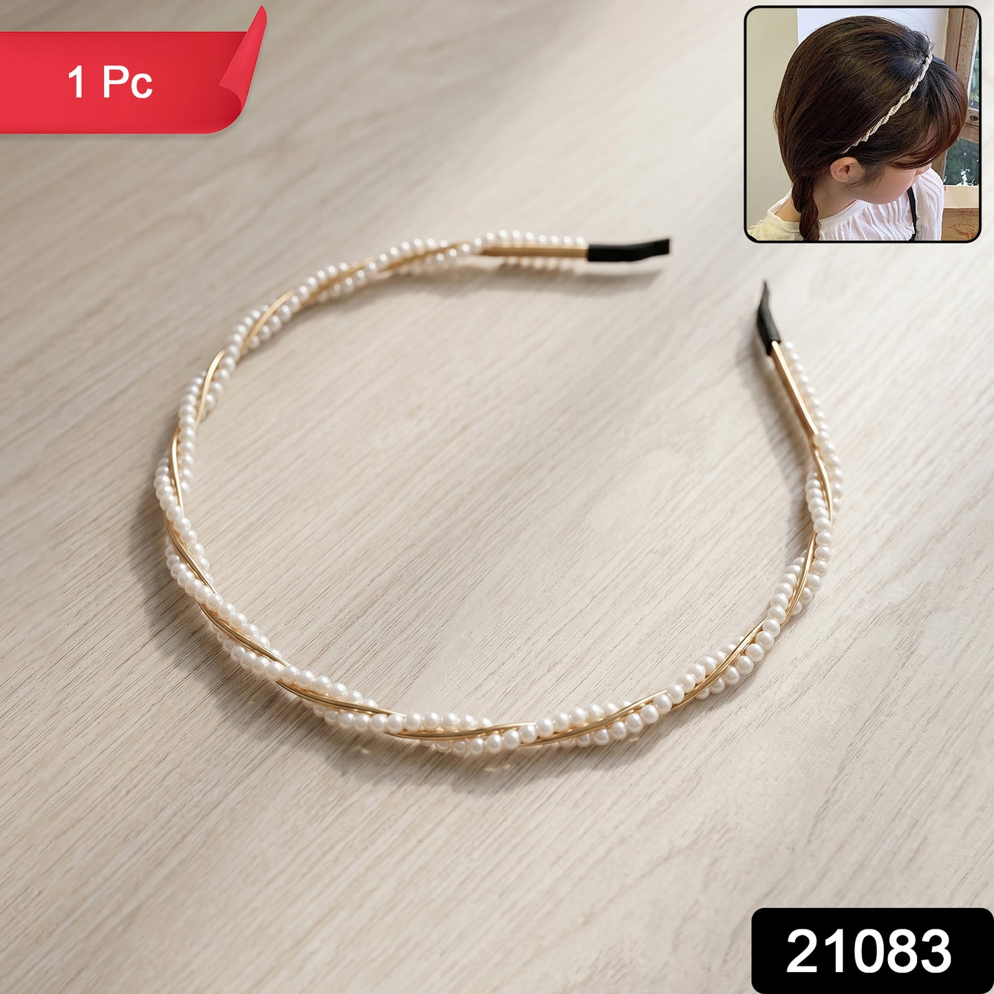 Stylish pearl hairband for women