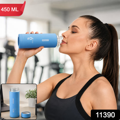 11390 premium glass drinking water bottle SKU
