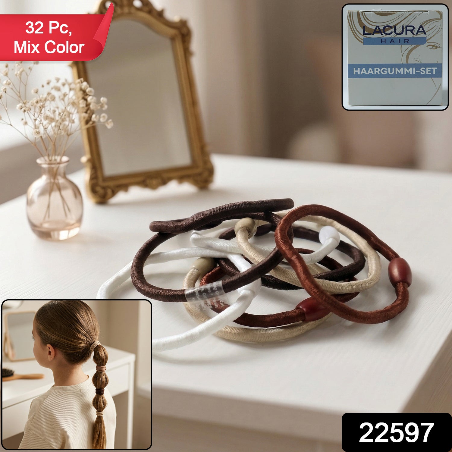 Colorful Hair Ties for Daily Styling