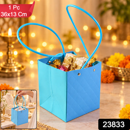 Foldable Gift Bag with Handle for Flowers, Hampers and Return Gifts (1 Pc)