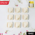 Adhesive Wall Hooks – Damage-Free Hanging 9-Pc Set | GlimmerHome